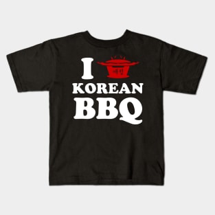 I Love Korean BBQ Kids T-Shirt